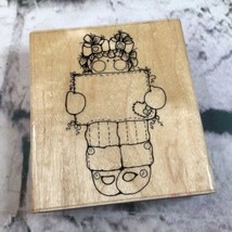 Vintage JRL Design Co Rubber Stamp Q163 Whitneys Message Little Girl Frame - £6.10 GBP