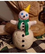 Vintage 1995 JACK IN THE BOX RESTAURANT Snowman Christmas Tree Ornament  - $5.22 CAD
