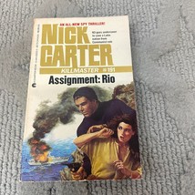Assignment Rio Espionage Thriller Paperback Book by Nick Carter Charter 1984 - £9.73 GBP