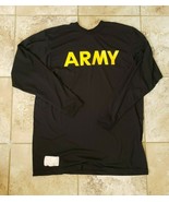 United States Army Size Large Athletic Running Long-Sleeve Tee Shirt TShirt - £6.23 GBP