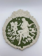 Hand Made Clay Cherub And Musician Plate Wedgewood Style (not Wedgewood Branded) - £18.04 GBP