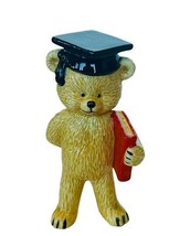 Danbury Mint Teddy Bear Figurine anthropomorphic fine bone china Graduat... - $19.75