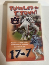 Tumbled In T-Town VHS Tape Auburn Tigers Vs Alabama Crimson Tide Football - $12.86