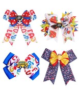 NEW Back to School Girls 5-inch Hair Bow Clip  - $8.76 CAD