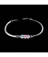 Moda Smalto Multicolore Placcato Argento Rakhi per Uomo Donna 16.5cm - £3.91 GBP