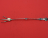 King Edward by Whiting Sterling Silver Lettuce Fork with Light Gold Wash... - $157.41
