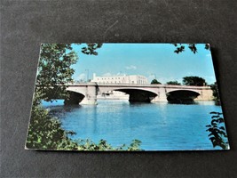 30th Street Bridge, White River-Indianapolis, Indiana -1961 Postmarked Postcard. - £4.84 GBP