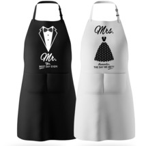 Wedding Gifts Engagement Gifts for Couples Mr and Mrs Aprons for Couples Gifts - £18.24 GBP