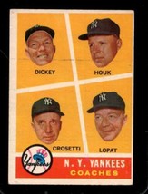 1960 Topps #465 Yankees Coaches Vg Yankees *NY11363 - £10.60 GBP