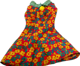 Vtg 1976 1966 Twist And Turn Barbie Doll Blonde Hair Blue Eyes Floral Mini Dress image 15