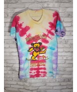 Grateful Dead DEAD AHEAD Tie Dye Vintage T-Shirt XL Truckin&#39; Train Lyrics - $951.78 MXN