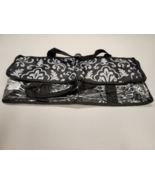 The Lakeside Collection DVD Storage Bags Damask Pattern Holds 40 Dvds - £6.82 GBP