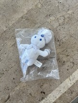 1999 Pillsbury Doughboy 6&quot; Mini Beanie Bean Bag White Plush Doll Dough Boy  - $6.93