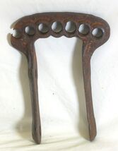 Antique Horse Drawn Plow Clevis Rustic Farm Equipment Decor - $19.79