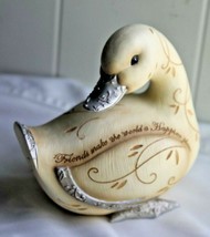 Friend Duckling Figurine 2007 Pavilion Gift Company Elements by Barbara Mcdonald - £11.07 GBP
