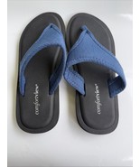 Comfortview Women&#39;s (8)The Sylvia Soft Footbed Thong Slip On Sandal Wide - $23.63