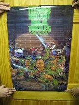 Teenage Mutant Ninja Turtles Poster Movie TMNT Raphael Donatello Leonardo - £70.78 GBP