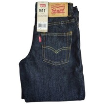 Levi&#39;s Boys 511 Regular Fit Denim Pants Size 5 Adjustable Waistband New - Tags - £14.95 GBP