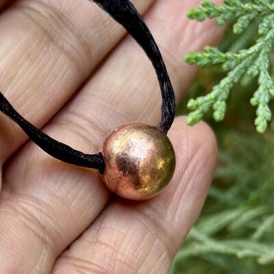 Medallón colgante de bola de curación de cobre puro de 1 pieza, joyería,...