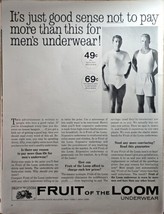 FRUIT of the LOOM underwear - NYC Empire State - 1961 Vintage Print Ad - $12.82