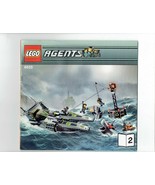 LEGO Agents 8633 #2 nstruction Booklet Manual ONLY - $4.78