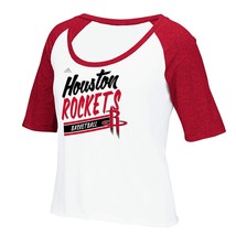NWT NBA Houston Rockets adidas Women&#39;s Size XL Short Sleeve Tee Shirt - £14.15 GBP