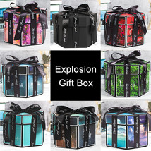 Surprise Explosion Box DIY Handmade Scrapbook Photo Album Gift Box for Valentine - $14.34+