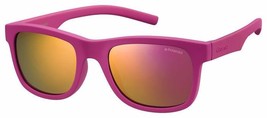 POLAROID KIDS PLD-8020/S Sunglasses CYQ-DARK-PINK 46mm - $70.47 CAD