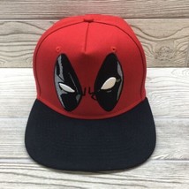 Deadpool Snapback Cap Hat Marvel Comics Excellent Condition Embroidered - £10.11 GBP