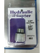 Hydraulic Adapter 1/2&quot; MALE ORING X 3/8” FEMALE ORING - €17,32 EUR