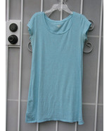 MOSSIMO ~ Sz M ~ Jersey T-shirt Short Sleeve Aqua w/ Flecks Cotton ~ SHI... - £10.26 GBP