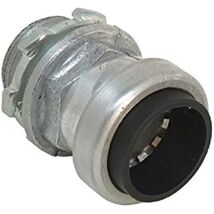 Southwire E-BC-050-Q5 1/2" Push Install 5-Pack EMT Box Connector, Gray - $25.48