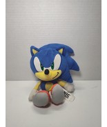 Sonic The Hedgehog Plush Toy Blue 9 Inch stuffed Animal Jakks Pacific - $163.89 MXN
