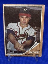 Eddie Mathews 1962 Topps #30 Ed MLB HOF Milwaukee Braves Vintage Card *SEE PICS* - $5.94