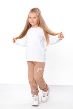 Pants (Girls), Any season,  Nosi svoe 6155-057-33-5 (svitla-kava-you) - $20.44+