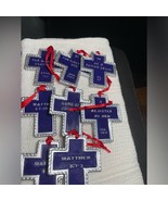 Lot of nine Bible verse ornaments - $171.06 MXN
