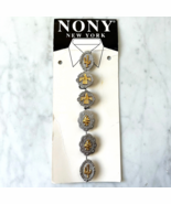 Nony Southwest Button Covers 6 Silver/Gold Tone Cactus-Thunderbird-Arrow... - $52.01 CAD