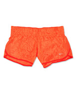 Nike Womens Neon Orange Dri-Fit Mesh Panel  Loose Running Shorts, Medium... - $40.55 CAD
