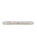 18k White Gold Wedding Band Ring Size 6.75 Jewelry (#J7282) - $5,001.37 MXN