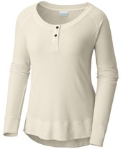 Columbia Womens Fall Pine Henley Top Size X-Large Color Beige - £42.46 GBP