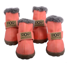 Dog Thick Snow Boots Keep Warm Teddy Autumn And Winter Ug Lovers - £11.37 GBP+