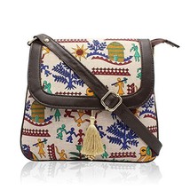 Damen &amp; Mädchen Riemen Handtasche Mit Indisch Ethnisch Rajasthan Tribal - £20.86 GBP