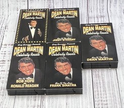 Dean Martin Celebrity Roasts 5 VHS Reagan, Sinatra, Stewart, Hope - £14.38 GBP