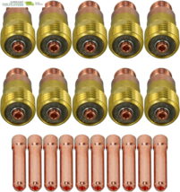 RIVERWELD TIG Stubby Gas Lens Collet Bodies 17GL332 10N24S 3/32'' 2.4Mm ... - $72.59