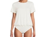 Time and Tru Women&#39;s T-Shirt Bodysuit, White Size XXL [20] - £18.31 GBP