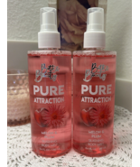 (2) Bath &amp; Beauty Pure Attraction Melon &amp; Plum Silkening Body  8.4oz Mis... - $335.62 MXN
