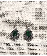 Green earrings stone, Moroccan handmade green earrings stone, women&#39;s ea... - $590.24 MXN