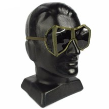 Genuine German Dust Goggles Adjustable Elastic Strap w/Case Free Ship! - $240.18 MXN