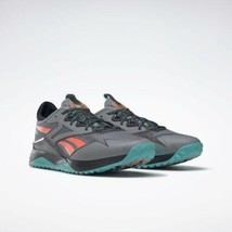 Reebok Men&#39;s Nano X2 Adventure Cross Training Sneakers GY2117 Gray/Teal ... - £77.05 GBP