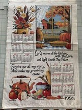 Vintage 1995 Kay Dee Calendar Linen Towel - £10.00 GBP